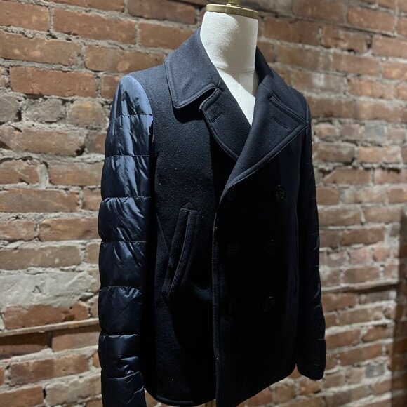 Moncler Hybrid Wool Body / Down-Quilted Sleeve Jacket - Picture 2 of 13